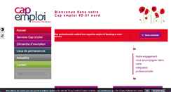 Desktop Screenshot of capemploi82-31nord.com
